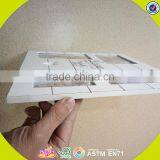 2017 Wholesale White Simple Lovely Wooden Picture Photo Frame W09A052 thumbnail-2