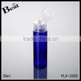 Wholesale Skin Care 30 ml Pet Bottle Flip Cap Translucent Blue Cosmetic Cleansing Oil Plastic Bottle Pet China Suppliers thumbnail-1