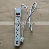 S30024 6 Outlet Power Strip With Phone Line Protection thumbnail-1