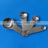 Set of 4 stainless steel Measuring Spoon/scoop