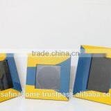 Rectangle Yellow and Blue Wooden Photo Frame thumbnail-1