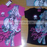 Monster High Fashion Children Girls Cute Printed T-shirt, thumbnail-1
