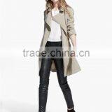 Ladies Black Faux Leather Leggings Slim Fit High-waist Leather Trousers thumbnail-3