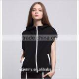 Women Custom Plain Zip OEM Hoodies thumbnail-2