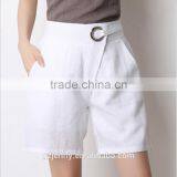 Basic Fresh Blue Casual Dame Bermuda Hose Women Shorts thumbnail-3