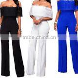Zm50239b Europe Fashion Women Clothes Loose Casual Ladies Jumpsuits thumbnail-1