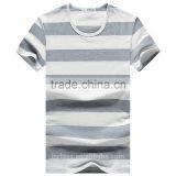Microfiber Striped no Design T-shirt Companies in China thumbnail-2