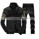 Fashion Printed Suit High Collar Mens Knitted Jacket thumbnail-5