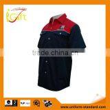 Blue Red Workwear Uniform Shirt Engineer Uniform thumbnail-1
