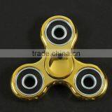 Electroplated Metal Color Fingertips Gyro Toys Finger Decompression Triangle Gyro Manufacturers thumbnail-6