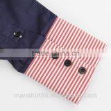 Custom Double Collarcontrast Color Spandex Cotton Dress Shirts thumbnail-3