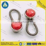 Manufacturer Directly Supply Metal Button Extenders With Beautiful Decoration Diamond in Individual Package