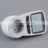 TS-1500 Electronic Energy Meter LCD Energy Monitor Plug-in Electricity Meter for EU Plug Monitor thumbnail-3