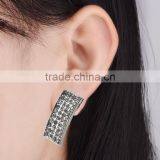 Saudi Jhumka Raw Material Diamond Hiphop Earrings Jewelry Wholesale thumbnail-3