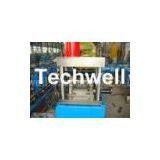 HRC, CRC, GI U Shaped Purlin Roll Forming Machine With 1.5 - 3.0mm Thickness TW-U100