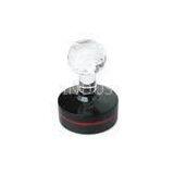 Custom Round Logo Rubber Stamps, Flash Stamp, Notary Stamps, Monogram Stamp With Crystal Handle thumbnail-1