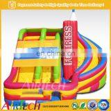 kids outdoor games,inflatable slide playground,hot water slide