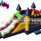 Castle Cartoon Inflatable Slide