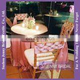 SH060A Wholesale Satin Fabric Spandex Chair Sash thumbnail-1