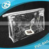 Cheap Zipper Top Waterproof Clear PVC Toiletry Bag thumbnail-1