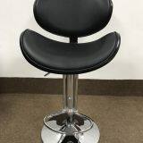 Modern Leather Cushion Plywood Backrest Bar Chair thumbnail-3