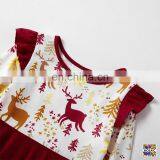 New Fashion Sister Brother Match Tops Santa Outfits Sets my Christmas Romper Deer Santa Outfits Kids Xmas Dresses thumbnail-6