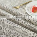 Table Cloth Wholesale English Newspaper Pattern Cotton Linen Table Cloth thumbnail-7