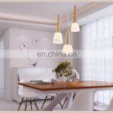 Modern Simple Wood Lampshade Kitchen Ceiling Pendant Lights thumbnail-2