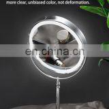 2020 New Amazon 8 Inch LED Make up Ring Mirroor Mental Glass 5x 10x Magnification Standing Make Up Mirror thumbnail-7