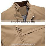 Factory OEM Plus Size European Style Harrington Men Khaki Jackets thumbnail-5