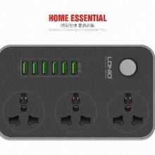 LDNIO 6 USB 3 Outlet Universal Usb Power Strip Desk With Usb Charger Extension Socket thumbnail-2