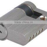 Brass 40mm Half Profile Mortise Lock Cylinder thumbnail-1