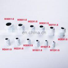 Nylon Cable Glands Waterproof Nylon Plastic Cable Wire White Black Glands Connector Plastic Cable Fixed Head thumbnail-3