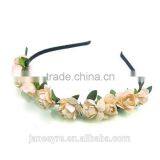 Handmade Wedding Decorative Floral Flower Head Wreath For Hair thumbnail-4