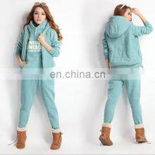 Оптовая продажа индивидуально изготовленных костюмов для женщин. Новый повседневный и комфортный трикостюм. Добавление бархата для тепло и моды. Свитер thumbnail-5