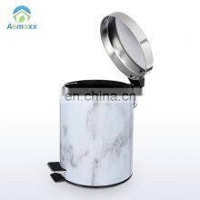 Внешний мусорный контейнер для кухни, домашний педальный мусорный контейнер из нержавеющей стали thumbnail-5