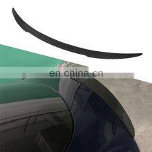 Real Carbon Fiber Rear Roof Spoiler For Tesla Model Y Sport Utility Exterior Accessories 2021 thumbnail-3