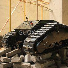 880T Rubber Tracked Chassis Vehicle Robot Tank Chassis platform with Remote Control