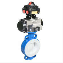 Pneumatic Fluor-lined Butterfly Valve thumbnail-3