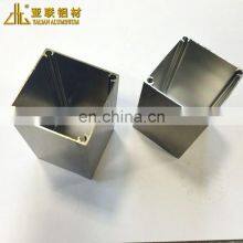 Customized Aluminum Extrusion Flat Tube,brushed Aluminum Table Legs Aluminum Profile Square Tube Table Leg thumbnail-1