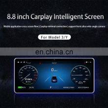 Hansshow IPS Screen Car LCD Dashboard Panel Car Instrument Cluster For Tesla Model 3/Y Multifunction Car Digital Speedometer thumbnail-3