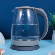 New Glass Electric Kettle With Graduated, Domestic Electric Kettle, Fast High Borosilicate Kettle（Wechat:13510231336） thumbnail-1