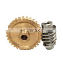 Custom Worm Gear Curved Hard Tooth Surface Brass Worm Gear thumbnail-4