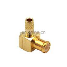 MCX Connector Crimp MCX Plug Male Right Angle Connector for Rg178 thumbnail-1