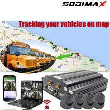 1TB HDD Truck Security AHD Camera Black Box Mobile DVR 3G 4G 1080P HD Fuel Sensor MDVR thumbnail-5