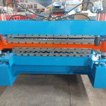 Double Layer PPGI Color Steel 5v Roofing Sheet Cold Deck Corrugated Roll Forming Making Machine Factory Price thumbnail-3