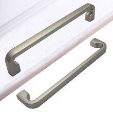 Nickel Plated Ripple Kitchen Handles Drawer Pulls T Bar Zinc Alloy Cabinet Hardware Handles thumbnail-1
