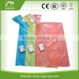 PE Material waterproof Type emergency disposable poncho