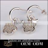 2015 Newest Fashionable Jewelry 925 Sterling Silver Jewelry Rose Gold Earring thumbnail-2