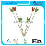 Petal Shape Bamboo Skewer Bamboo Stick for Party thumbnail-2